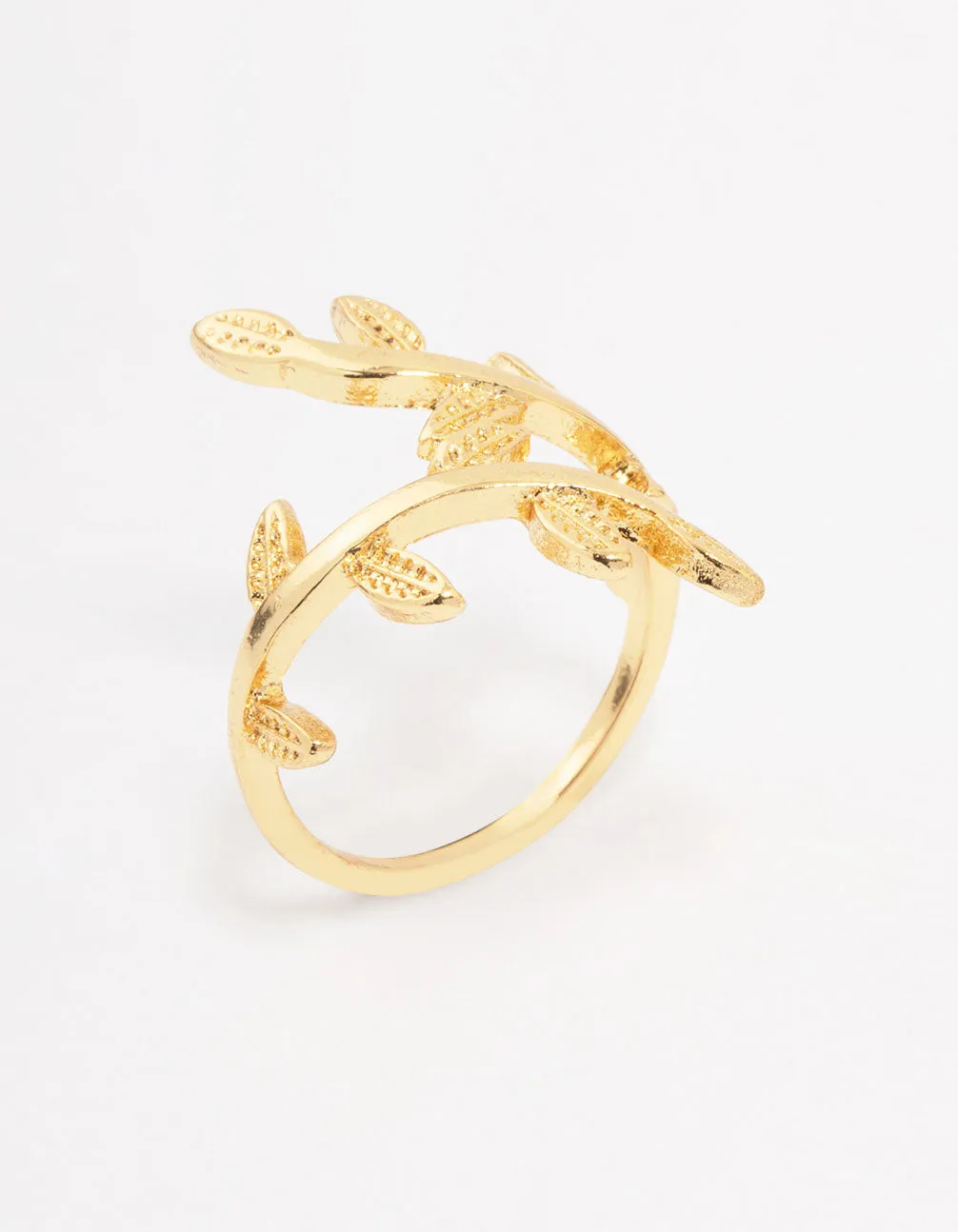 Gold Plated Vine Wrap Ring Virtual Item Glamorous Gift