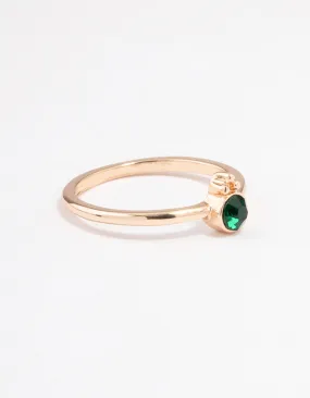 Green Round Beaded Ring Exclusive Object