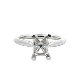 Light Spark SOLITAIRE EMERALD SEMI MOUNT