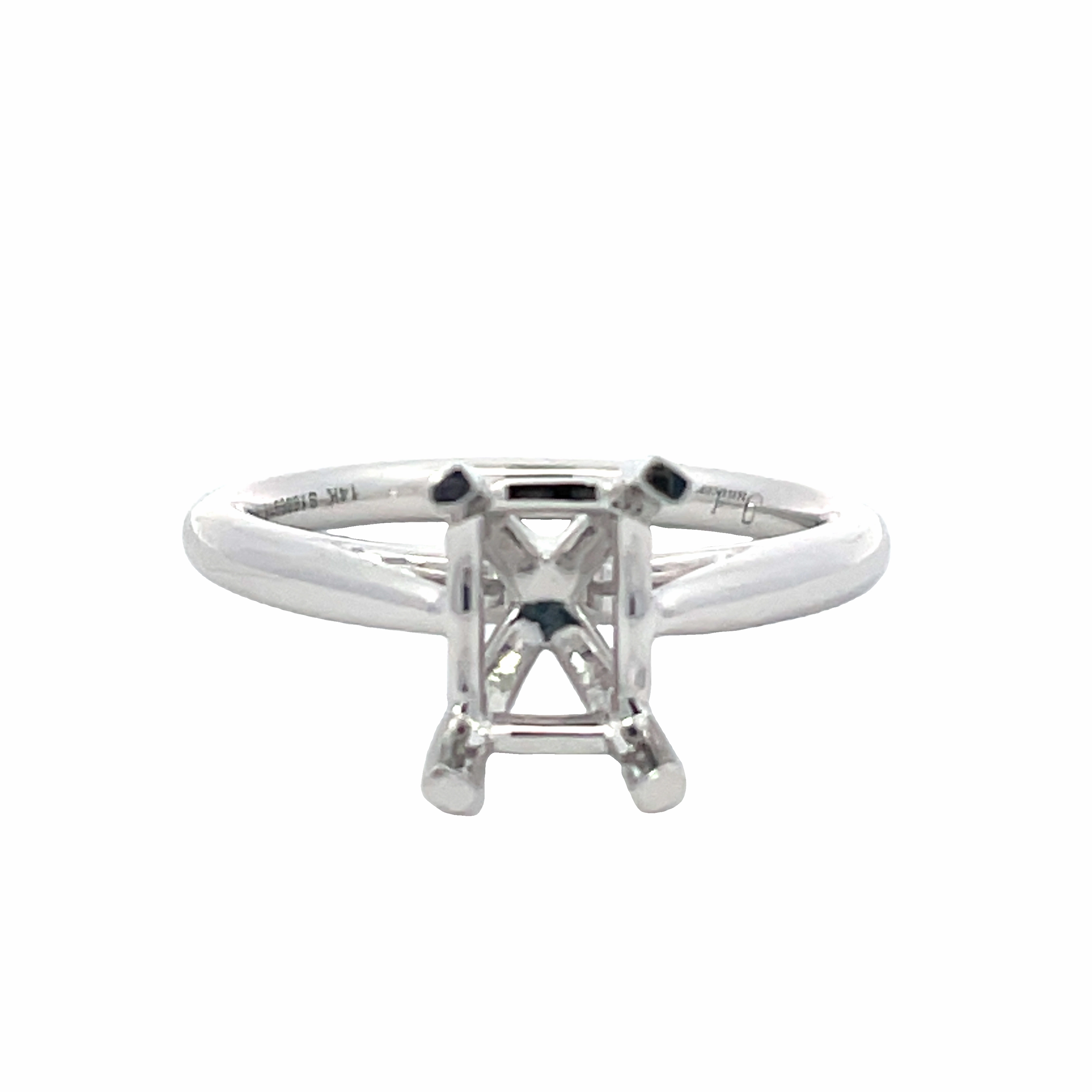 Light Spark SOLITAIRE EMERALD SEMI MOUNT