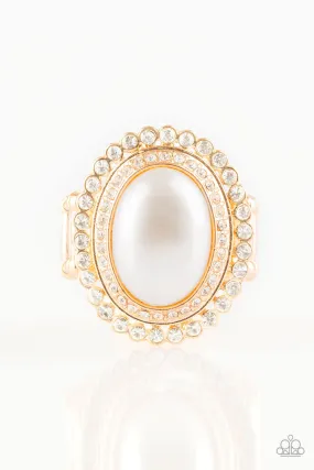 Paparazzi Accessories ? Opulently Olympian - Gold Ring?Flat Rate Ship $4.50? Premium Decoration