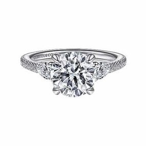 Subtle Spark HIDDEN HALO DIAMOND SEMI-MOUNT