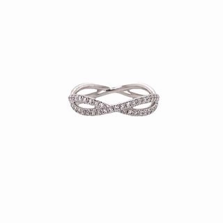 Graceful Flow Chic Glam CRISSCROSS DIAMOND BAND (ETERNITY)