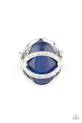 Flirty Accent Paparazzi Accessories ? Endless Enchantment - Blue Ring?Flat Rate Ship $4.50?