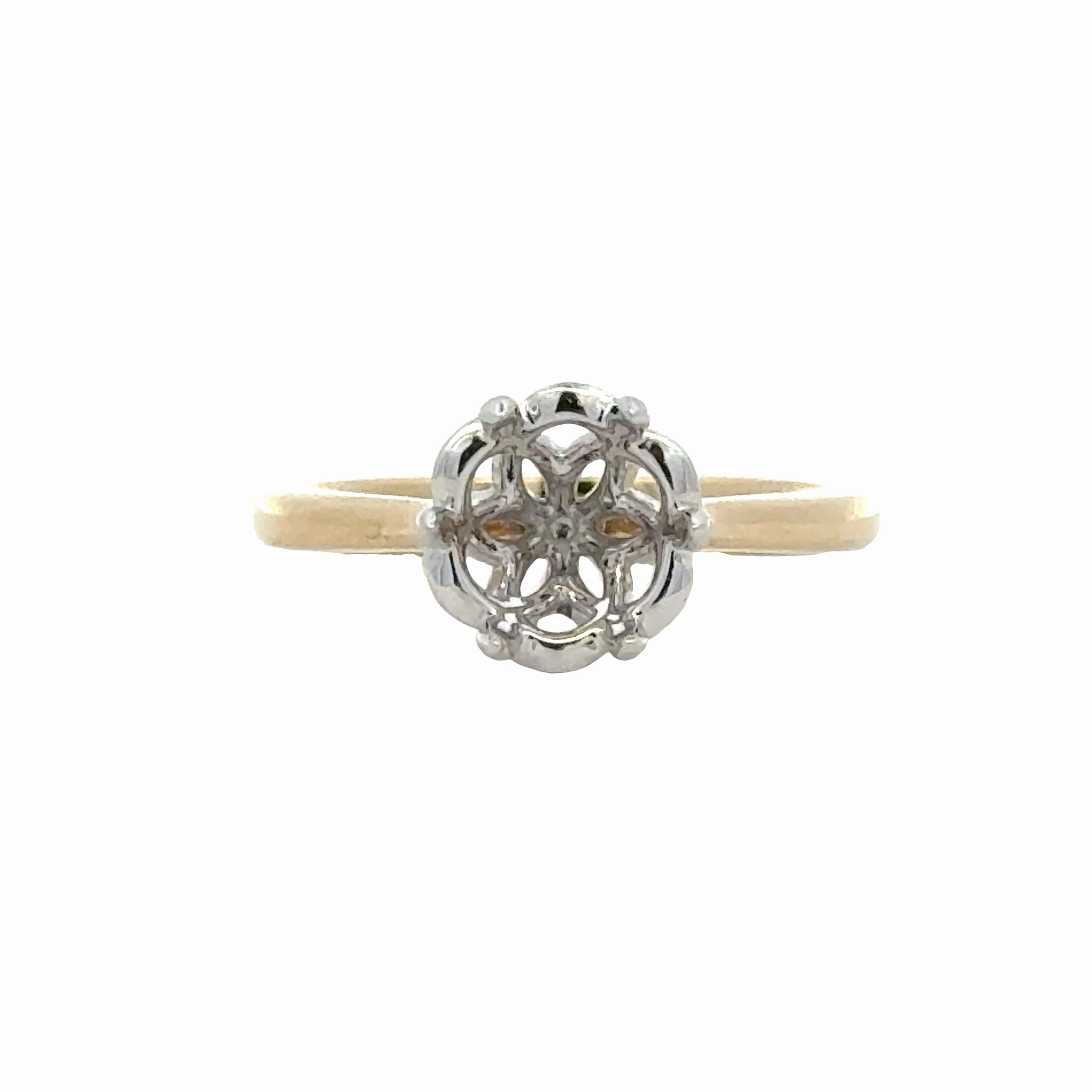 Trellis Semi Mount Engagement Ring Radiant Pieces Finish Unique Finish