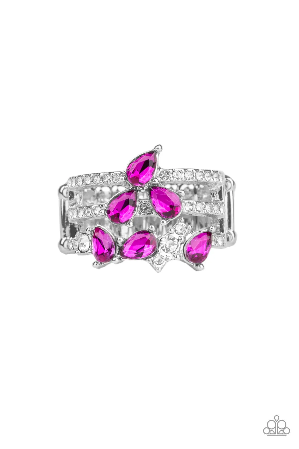 Paparazzi Accessories ? Blink Back TIERS - Pink Ring?Flat Rate Ship $4.50? Beautiful Accessory