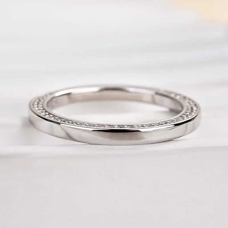 Gentle Spark Louily Unique Wedding Band For Women