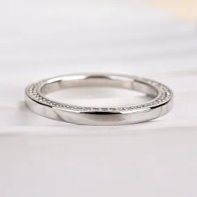 Gentle Spark Louily Unique Wedding Band For Women