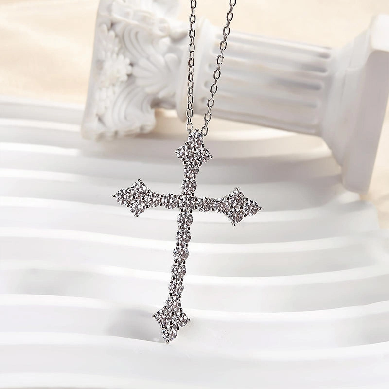 Daily Wear Refined Edge Louily Sterling Silver Classic Cross pendant Necklace