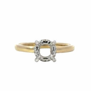 Hidden Diamond Halo Semi Mount Trendy Accessory