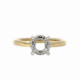Hidden Diamond Halo Semi Mount Trendy Accessory