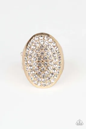 Manufactured Product Paparazzi Accessories ? Bling Scene - Gold Ring?Flat Rate Ship $4.50?