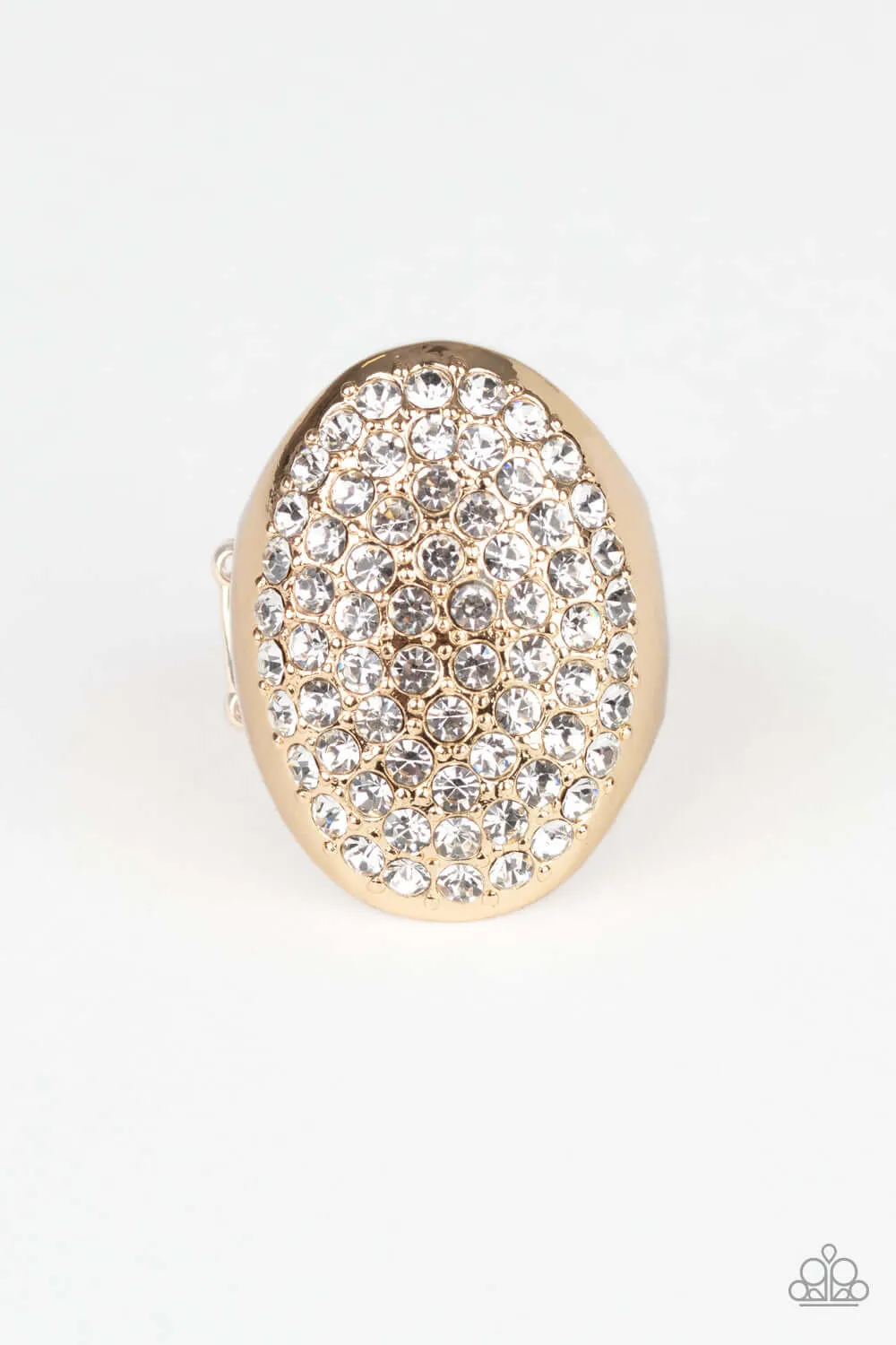 Manufactured Product Paparazzi Accessories ? Bling Scene - Gold Ring?Flat Rate Ship $4.50?