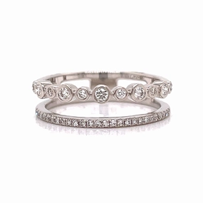 DIAMOND STACKABLE BAND Shiny Pop