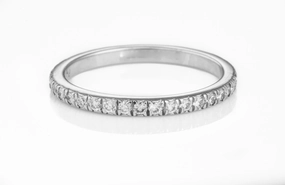 DIAMOND WEDDING BAND (0.53cttw) ETERNITY Precious Finish Enduring Charm