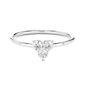 Formal Fashion Friendship Bond Mini Trio Lab Grown Diamond Promise Ring