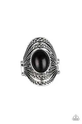 Event Present Strong Embellishment Paparazzi Accessories ? Royal Roamer - Black Ring?Flat Rate Ship $4.50?
