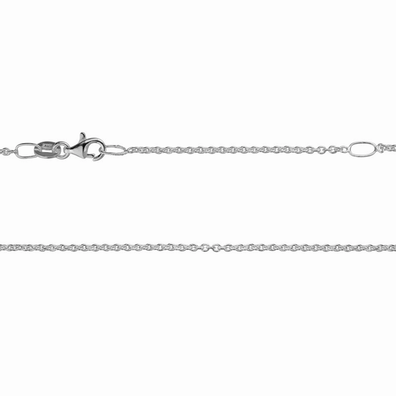 Sterling Silver 22-24 inch Chain with Lobster Clasp Handmade Details