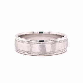 WEDDING BAND Contemporary Feel Glam Edge
