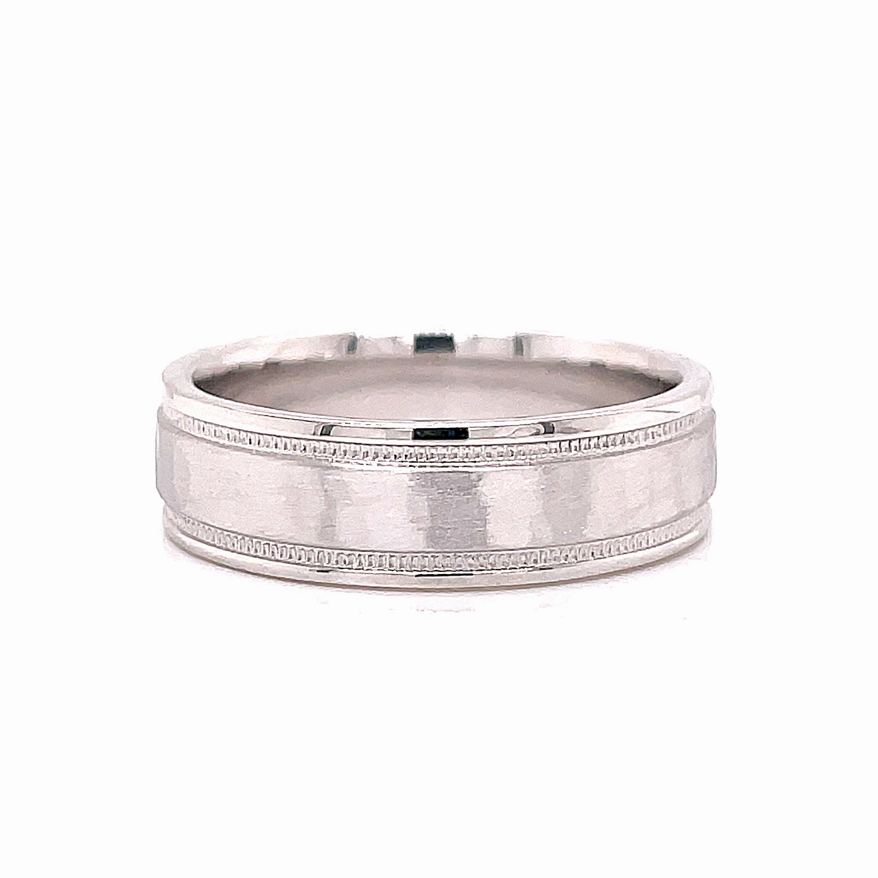 WEDDING BAND Contemporary Feel Glam Edge
