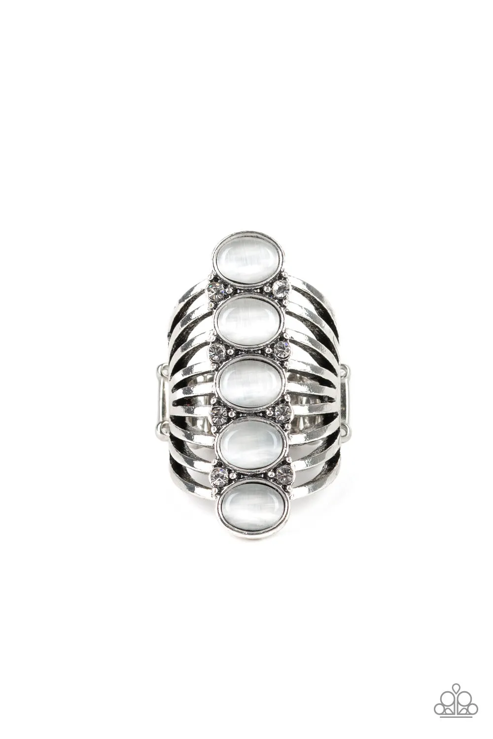 Paparazzi Accessories ? BLING Your Heart Out - White Ring?Flat Rate Ship $4.50? Beautiful Accessory Contemporary Trinket
