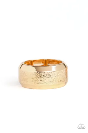 Paparazzi Accessories ? Checkmate - Gold Ring?Flat Rate Ship $4.50? Giftable Present Ready to Wear