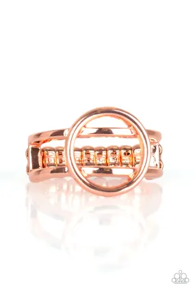 Premium Work Paparazzi Accessories ? City Center Chic - Copper Ring?Flat Rate Ship $4.50?