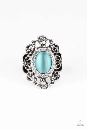 Artisan Decoration Romantic Element Paparazzi Accessories ? Dashingly Dewy - Blue Ring?Flat Rate Ship $4.50?
