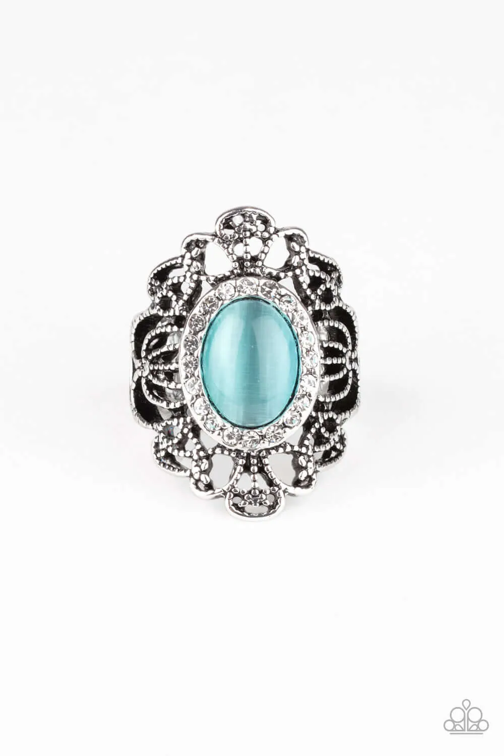 Artisan Decoration Romantic Element Paparazzi Accessories ? Dashingly Dewy - Blue Ring?Flat Rate Ship $4.50?