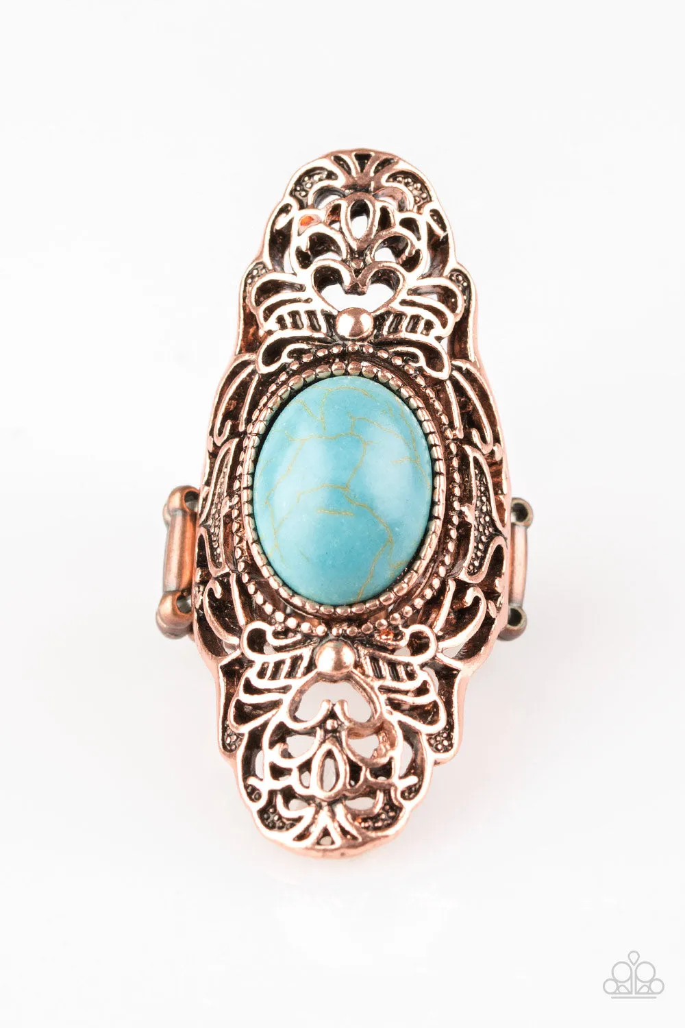 Paparazzi Accessories ? Ego Trippin - Copper Ring?Flat Rate Ship $4.50? Graceful Contour