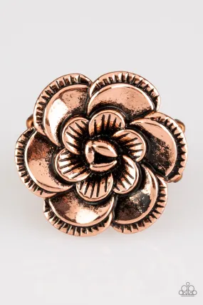 Paparazzi Accessories ? FLOWERBED and Breakfast - Copper Ring?Flat Rate Ship $4.50? Sturdy Item