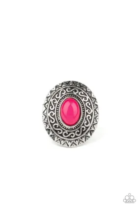 Timeless Look Trendy Look Paparazzi Accessories ?Hello, Sunshine - Pink Ring?Flat Rate Ship $4.50?