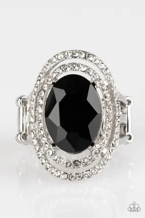 Paparazzi Accessories ? Making History - Black Ring?Flat Rate Ship $4.50? Creative Emblem