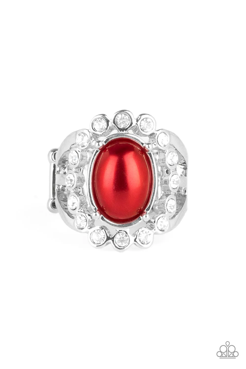 Paparazzi Accessories ? Sugar-Coated Splendor - Red Ring?Flat Rate Ship $4.50? Sweetheart Gift