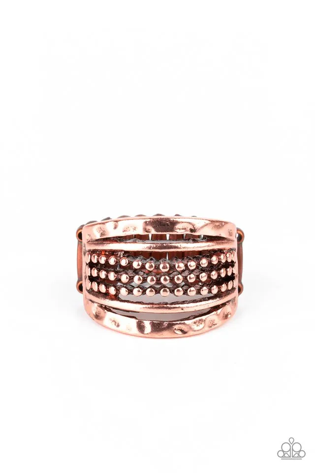 Classic Appearance Balanced Simplicity Paparazzi Accessories ?Trailblazin Trails - Copper Ring? Flat Rate Ship $4.50?