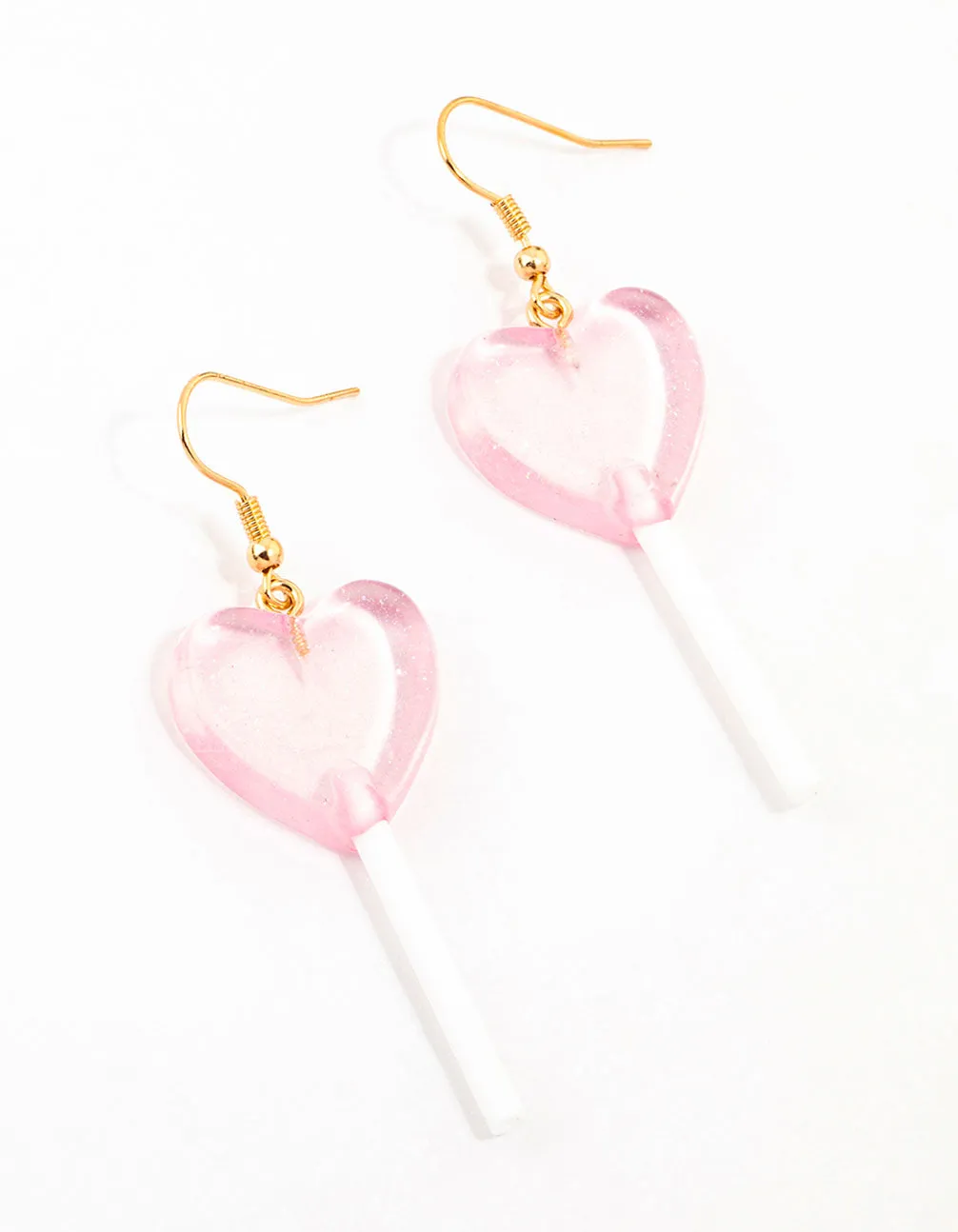 Chic Appearance Pink Lollipop Drop Earrings