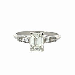 Platinum Semi-mounting 0.10cttw Trendy Accent