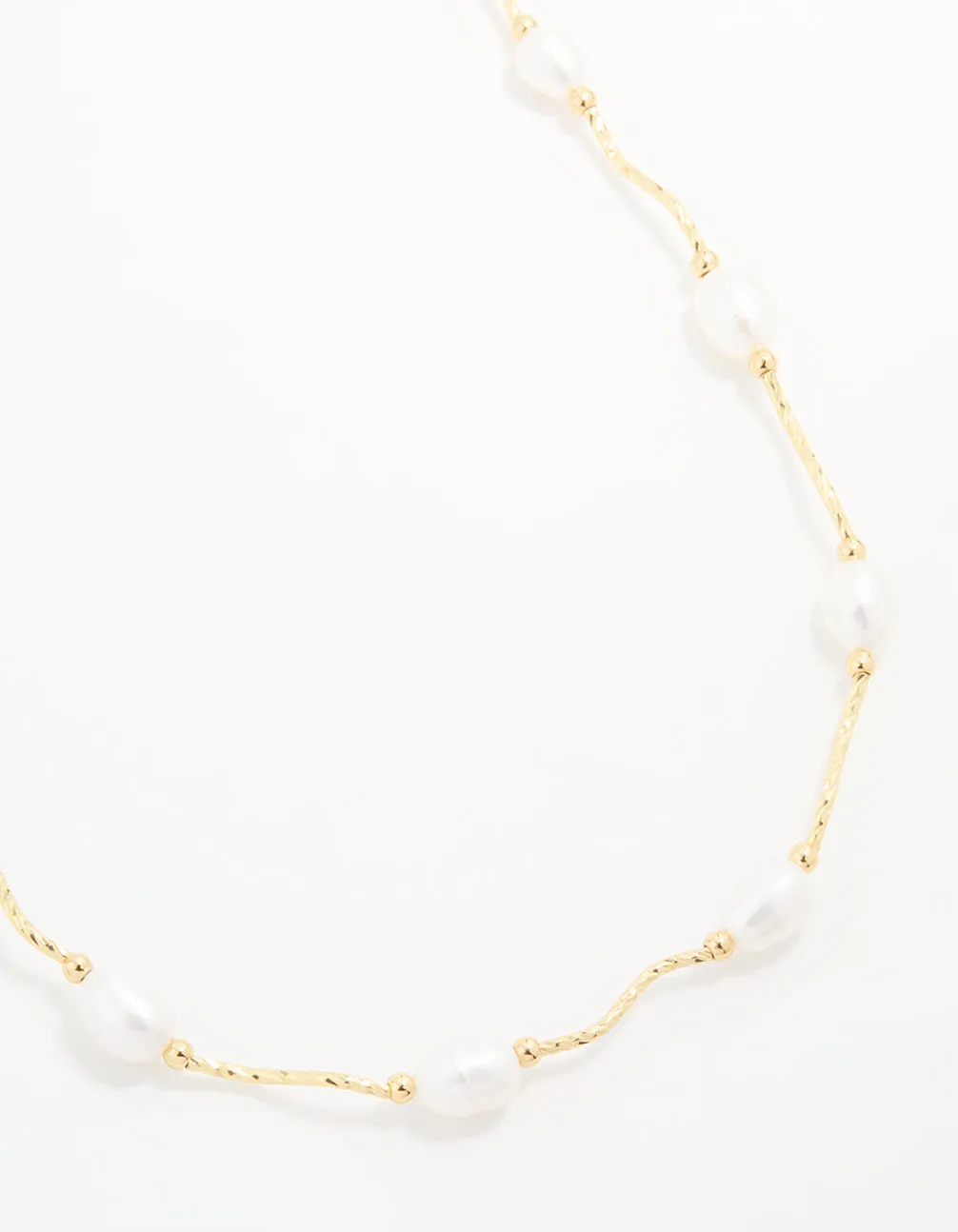 for youth For University Gold Plated Freshwater Pearl Necklace