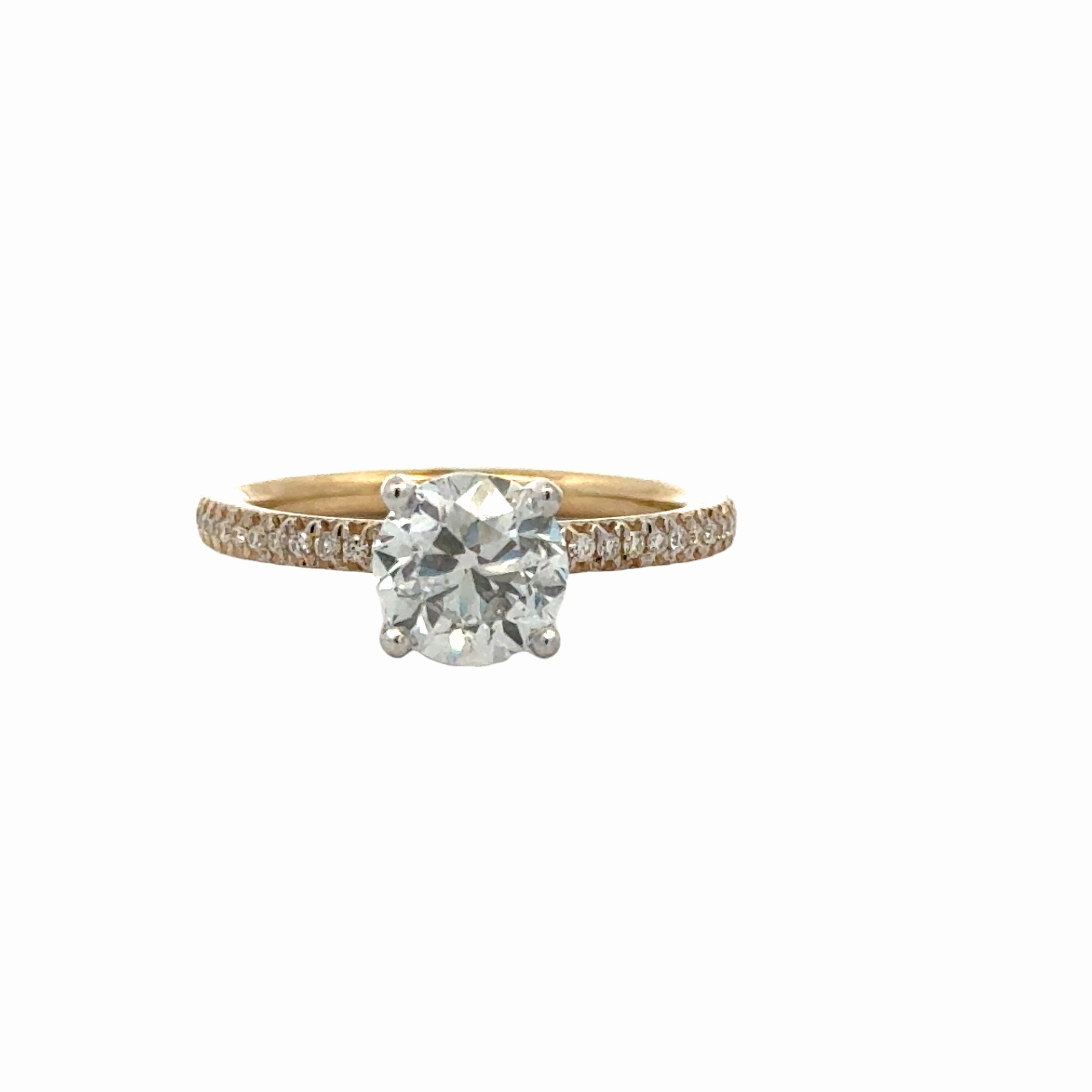 Seasonal Gift Bridal Moment 14kyw Diamond Engagement Ring (1.62cttw)