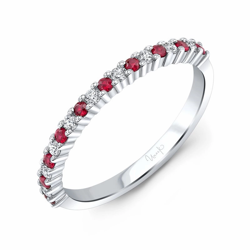 Diamond and Ruby Stackable Band Exclusive Charm