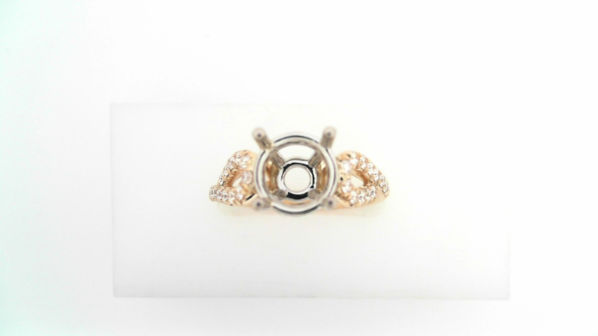 Bold Texture Contemporary Touch Ring/Semi-mount