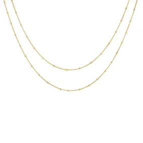 Seasonal Accent "Ornos" Layered Choker Necklace
