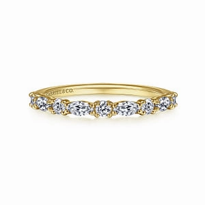 Diamond Wedding Band Refined Edge