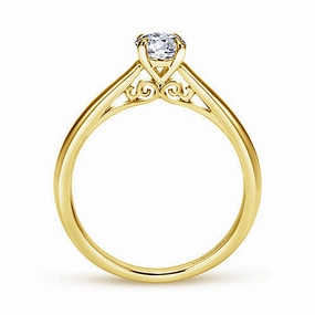 Elegant Form OVAL SOLITAIRE SEMI-MOUNT