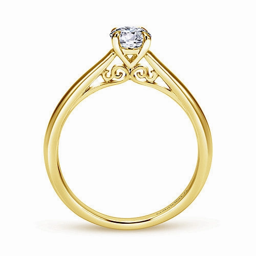 Elegant Form OVAL SOLITAIRE SEMI-MOUNT