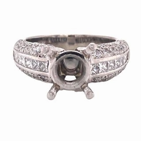 Stylish Element Versatile Shine Ring/Semi-mount