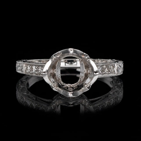Chic Ensemble Impeccable Finish Ring/Semi-mount