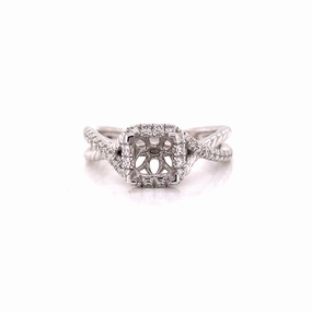 Stylish Form Ring/Semi-mount