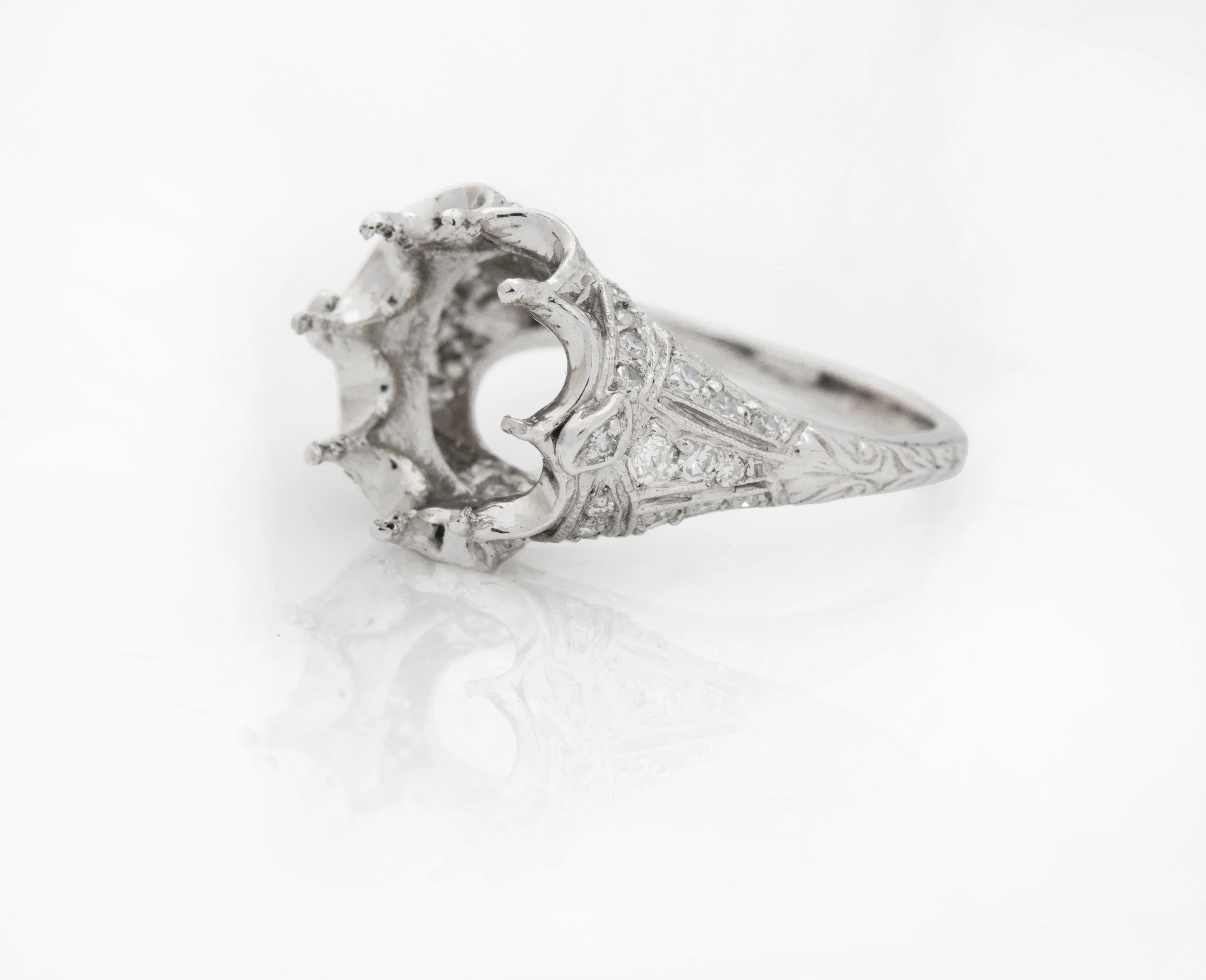 Bright design Fashionable Style Ring/Semi-mount