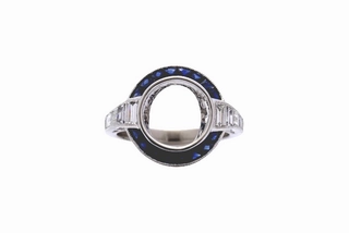 Dazzling Charm Holiday Accent Ring/Semi-mount